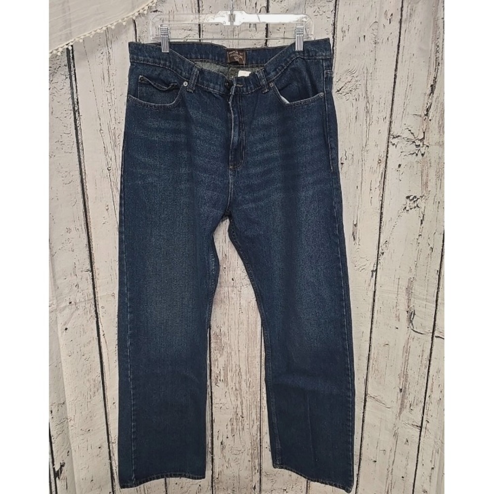 Pintlar Men's Bootcut Jeans 40x34 Dark Wash 100% Cotton NWOT Washed Never Worn